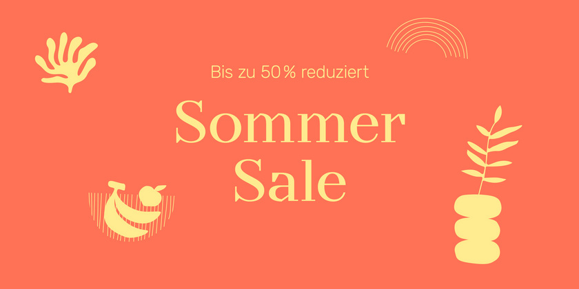 Sommer Sale Spare bis zu 50 % 