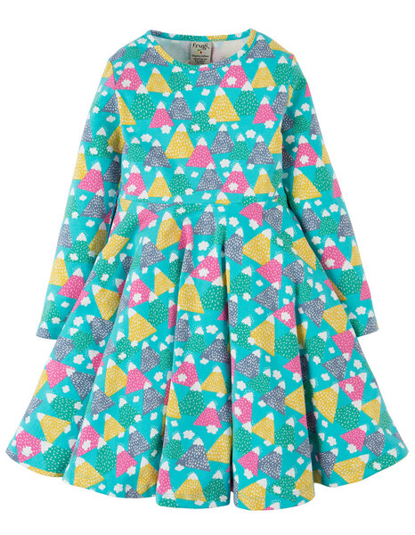 Frugi - Sofia Skater Dress happy hikers GOTS | Avocadostore