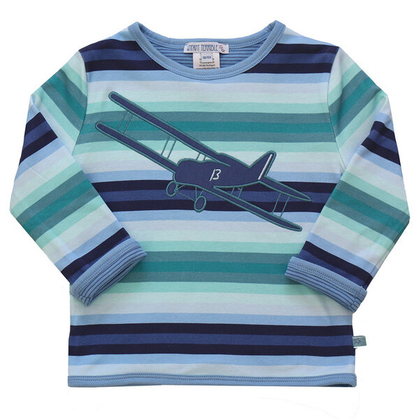 Kinder Wende-shirt Flugzeug