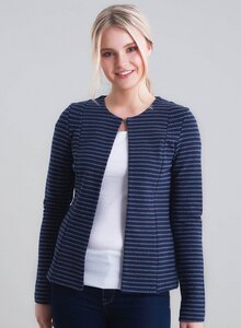 Damen Blazer mit streifen design aus 100% Bio Baumwolle - ORGANICATION