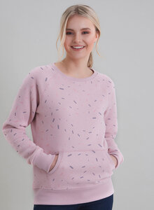 Allover print sweatshirt aus Bio Baumwolle - ORGANICATION