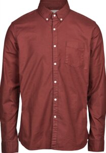 Hemd - Stretched oxford shirt - Decadent Chokolade - KnowledgeCotton Apparel