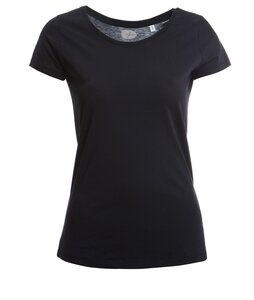 Basic T-Shirt mit weitem U-Ausschnitt - Sissi - aus Bio-Baumwolle - glore Basics