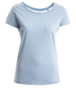 Basic T-Shirt mit weitem U-Ausschnitt - Sissi - aus Bio-Baumwolle - glore Basics