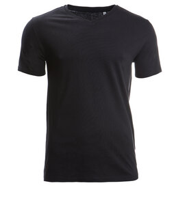 Basic T-Shirt mit V-Ausschnitt - Ludwig - aus Bio-Baumwolle - glore Basics