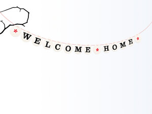 WELCOME HOME Girlande - renna deluxe