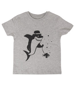 El Sharko & Brummel Boris - Fair Wear Kinder T-Shirt - Heather Grey - päfjes