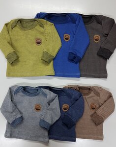 Babyshirt Knit-Knit in 6 verschiedenen Farben - Omilich