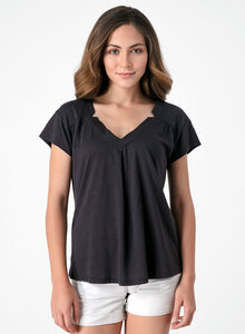 T-shirt aus Tencel® und Baumwolle mit längerem Rückenteil - ORGANICATION