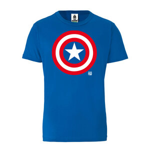 LOGOSHIRT - Marvel - Captain America - Logo - Organic T-Shirt - LOGOSH!RT
