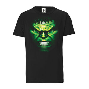LOGOSHIRT - Marvel - Hulk - Gesicht - T-Shirt - 100% Organic Cotton  - LOGOSH!RT