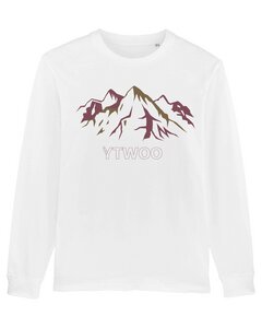 Herren Langarmshirt Bergland aus schwerer Baumwolle - YTWOO