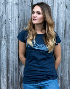Bio T-Shirt "Lea Climb navy" - Zerum