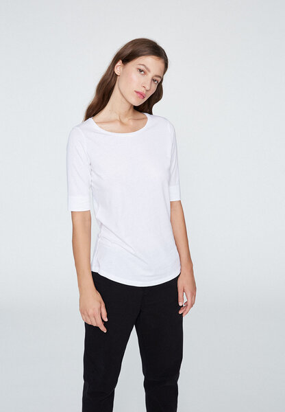 JANNAA - Damen T-Shirt aus Bio-Baumwolle white