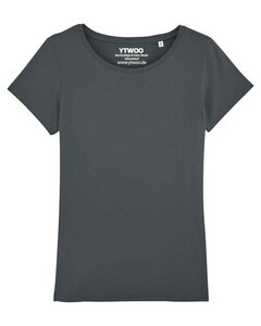 Damen Basic T-Shirt aus 100% Baumwolle (Bio)  - YTWOO