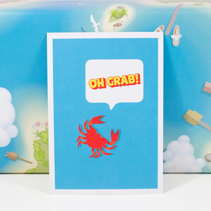Postkarte "Oh crab" - Bow & Hummingbird