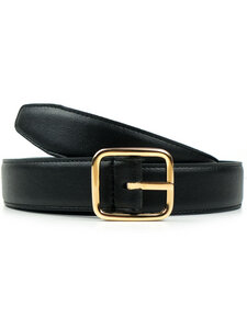 Geometrischer Gürtel, 3 cm Gold Damen - Will's Vegan Shop