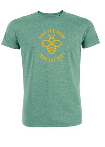 Herren T-Shirt aus Bio-Baumwolle "Save the bees" - University of Soul