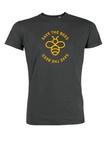 Herren T-Shirt aus Bio-Baumwolle "Save the bees" - University of Soul