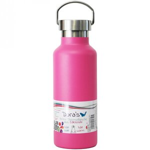 Dora's 0,5l Retro Thermosflasche mit Stahldeckel - verschiedene Farben - Dora