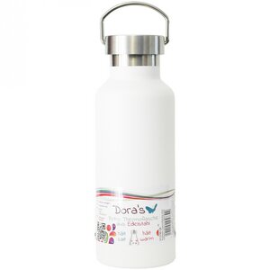 Dora's 0,5l Retro Thermosflasche mit Stahldeckel - verschiedene Farben - Dora's
