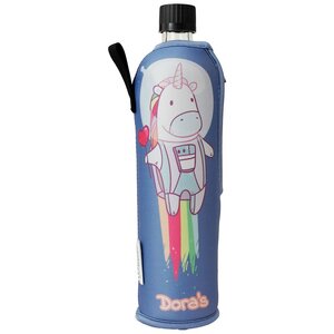 Dora's 0,5l Trinkflasche mit Neoprenanzug - verschiedene Motive - Dora