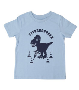 Theo Tttrrrrex der Bauarbeiter Dino - Fair Wear Kinder T-Shirt - päfjes