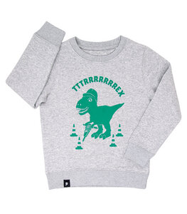 Theo Tttrrrrex der Bauarbeiter Dino - Fair Wear Kinder Sweater - päfjes