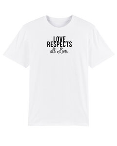 Bio Herren Rundhals T-Shirt "Spread Love - Respect" in 4 Farben - Human Family