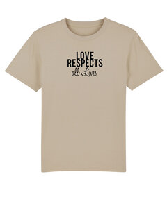 Bio Herren Rundhals T-Shirt "Spread Love - Respect" in 4 Farben - Human Family