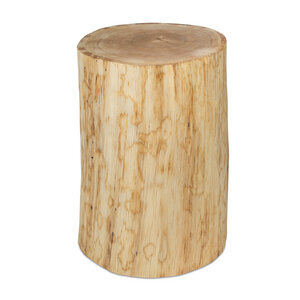  Baumstamm Beistelltisch Eiche geölt Holzblock Holzklotz Hocker - GreenHaus