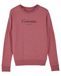Bio Damen Sweatshirt - Feel Kindness - in 4 Farben - Human Family