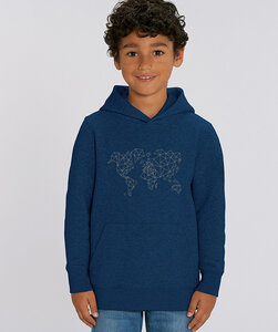Hoodie mit Motiv / Worldmap - Kultgut
