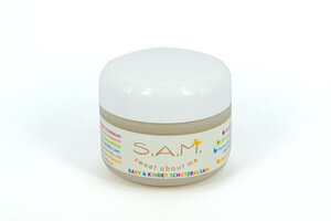 S.A.M. Baby & Kinder Schutzbalsam mit Bio-Mandelöl, parfümfrei - 50ml - S.A.M.