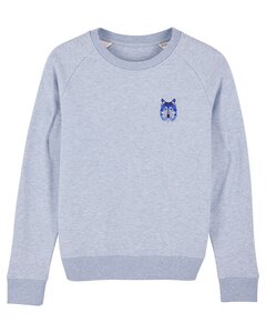 Damen Sweatshirt aus Bio-Baumwolle "Wolf" - University of Soul