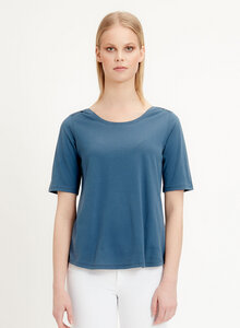 T-shirt aus Tencel Baumwolle Mix mit halblangen Ärmeln - ORGANICATION