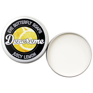 Deocreme "Juicy Lemon" - 100% natürlich und vegan - Eve Butterfly Soaps