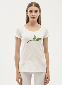 T-Shirt aus Bio-Baumwolle mit Logo-Print - ORGANICATION