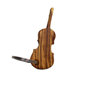 Schlüsselanhänger Geige | Holz Anhänger - Mitienda Shop