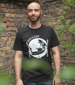 Death in Venice - Fair gehandeltes Männer T-Shirt - Black - päfjes