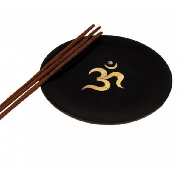 Incense Halter Om (Speckstein)