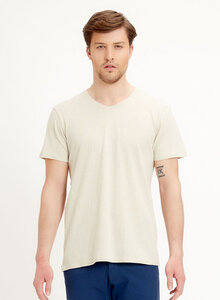 T-Shirt aus Leinen Bio-Baumwolle Mix - ORGANICATION