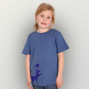 "Einhorn" Unisex Kinder T-Shirt  - HANDGEDRUCKT