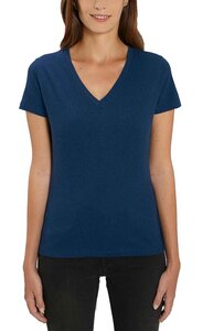 Damen Bio T-Shirt mit V Ausschnitt. Basic V Neck Shirt Baumwolle (Bio) - YTWOO