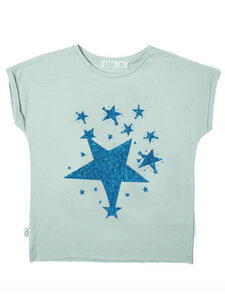 Kinder T-Shirt aus Eukalyptus Faser "Laura" mit Sternen - CORA happywear