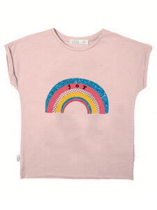 Kinder T-Shirt aus Eukalyptus Faser "Laura" | Regenbogen - CORA happywear