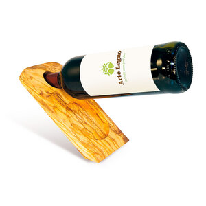 Weinflaschenhalter aus Holz | Untersetzer Leonardo - Mitienda Shop