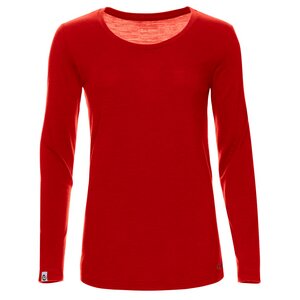 Merino Shirt Langarm Regularfit 200 weiter Halsausschnitt Damen - Kaipara - Merino Sportswear