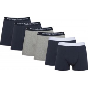 6er Pack Boxershorts - 6 pack solid colored underwear - GOTS/Vegan - KnowledgeCotton Apparel