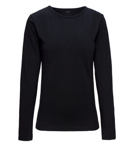 Pure Waste - Damen Long Sleeve T-Shirt, Black - Pure Waste